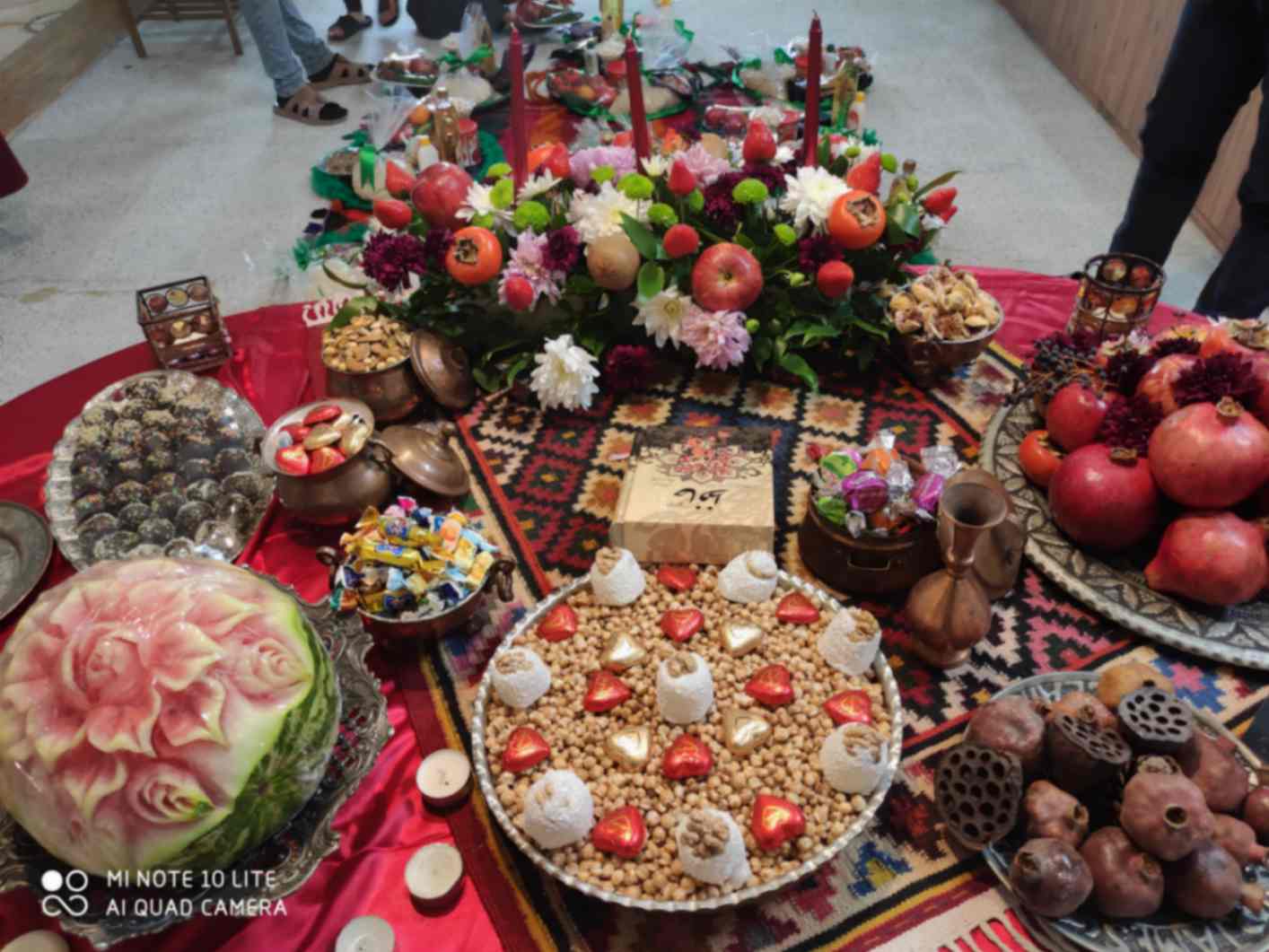 جشن یلدای سبز در منطقه وزیرآباد شیراز